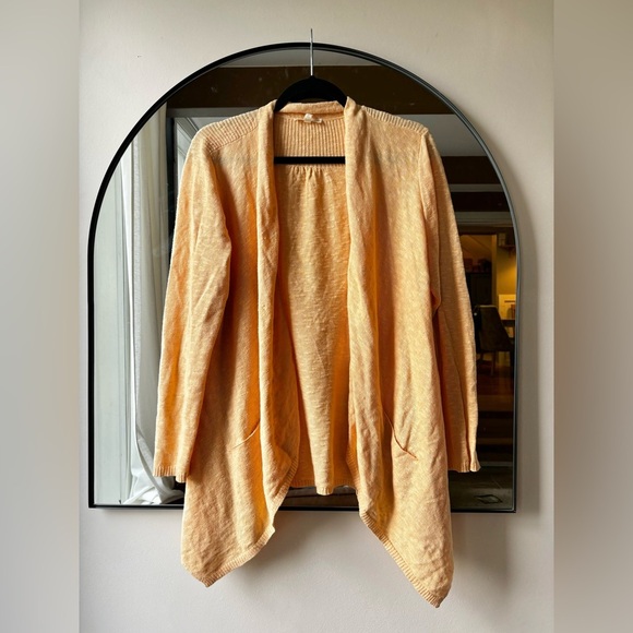 EILEEN FISCHER | Linen- cotton blend cardigan | size large - Picture 1 of 7